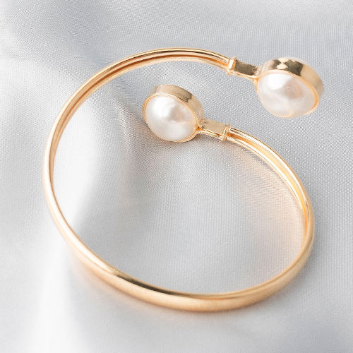 Bracelete duas perolas - Imagem 4