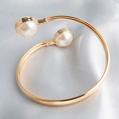 Bracelete duas perolas