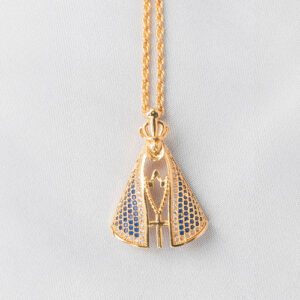 Colar nossa senhora cravejada