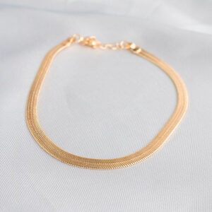 Pulseira de fita lisa