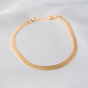 Pulseira de fita lisa