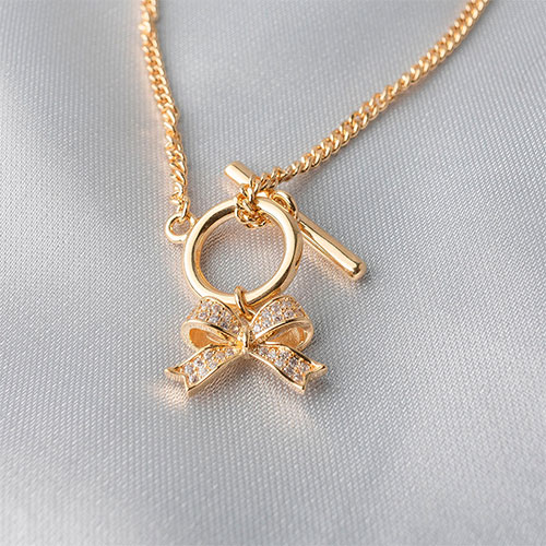 Pulseira de lacinho cravejado - Imagem 2