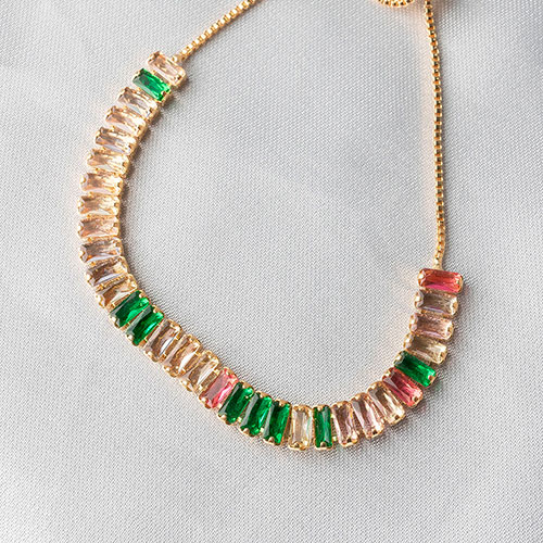 Pulseira riviera colorida regulavel